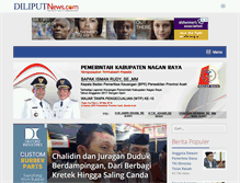 Tablet Screenshot of diliputnews.com
